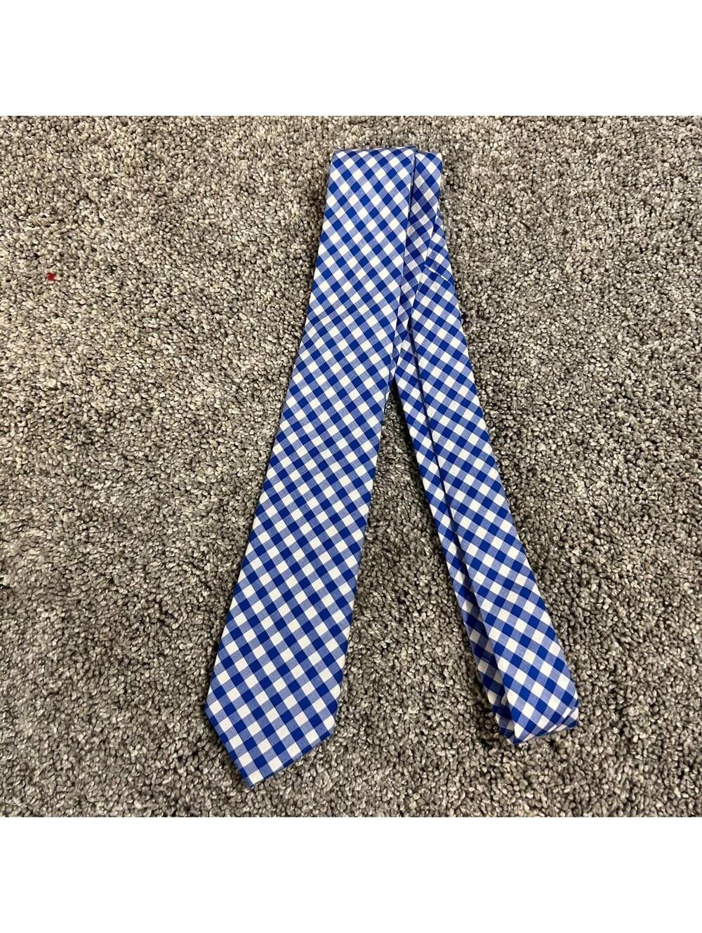CrewCuts by J.Crew Boy's Youth Blue Checkered Tie